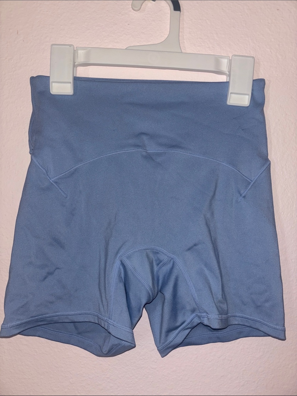 Cotton On Woman’s High Waist Performance Bike Shorts, Light Blue, Size S